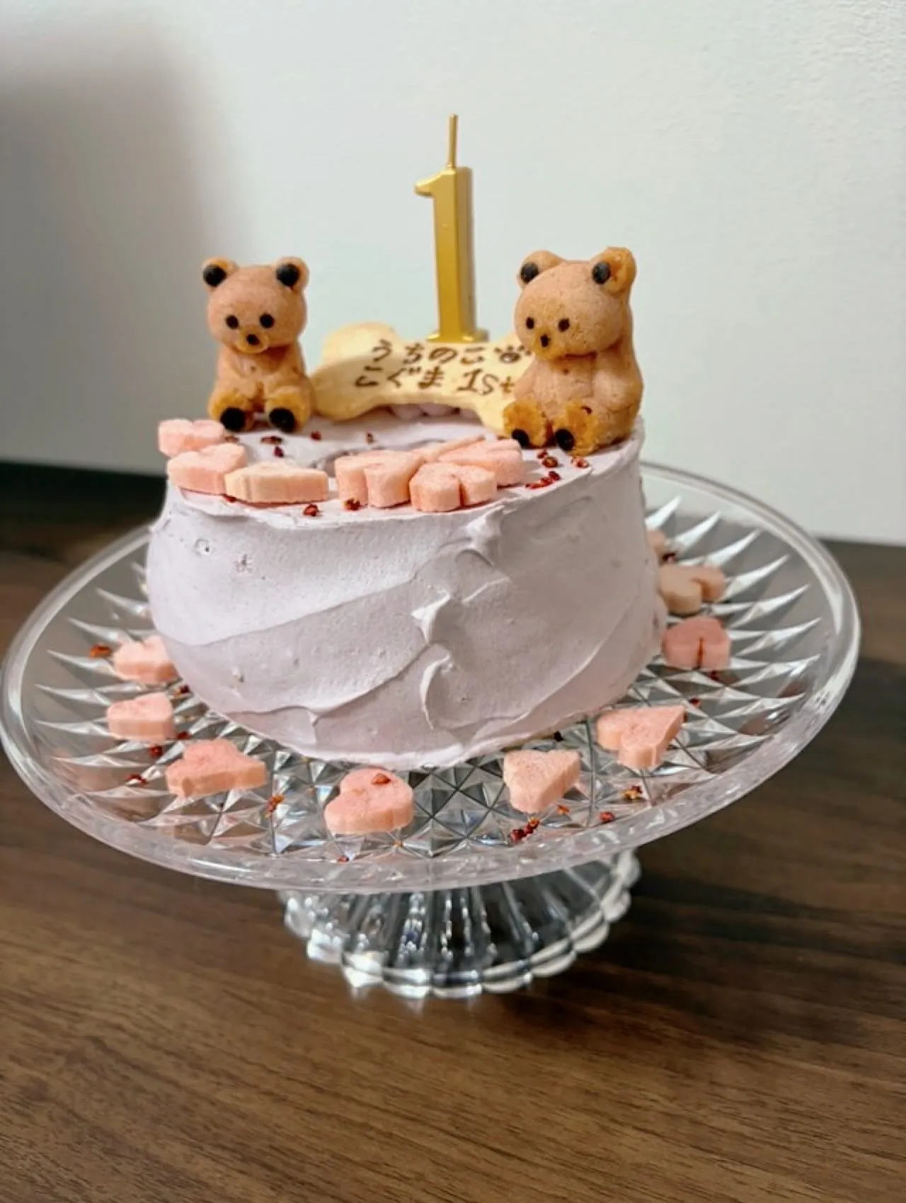 ✨ヒトとワンコとニャンコとシェアするケーキでお祝い✨