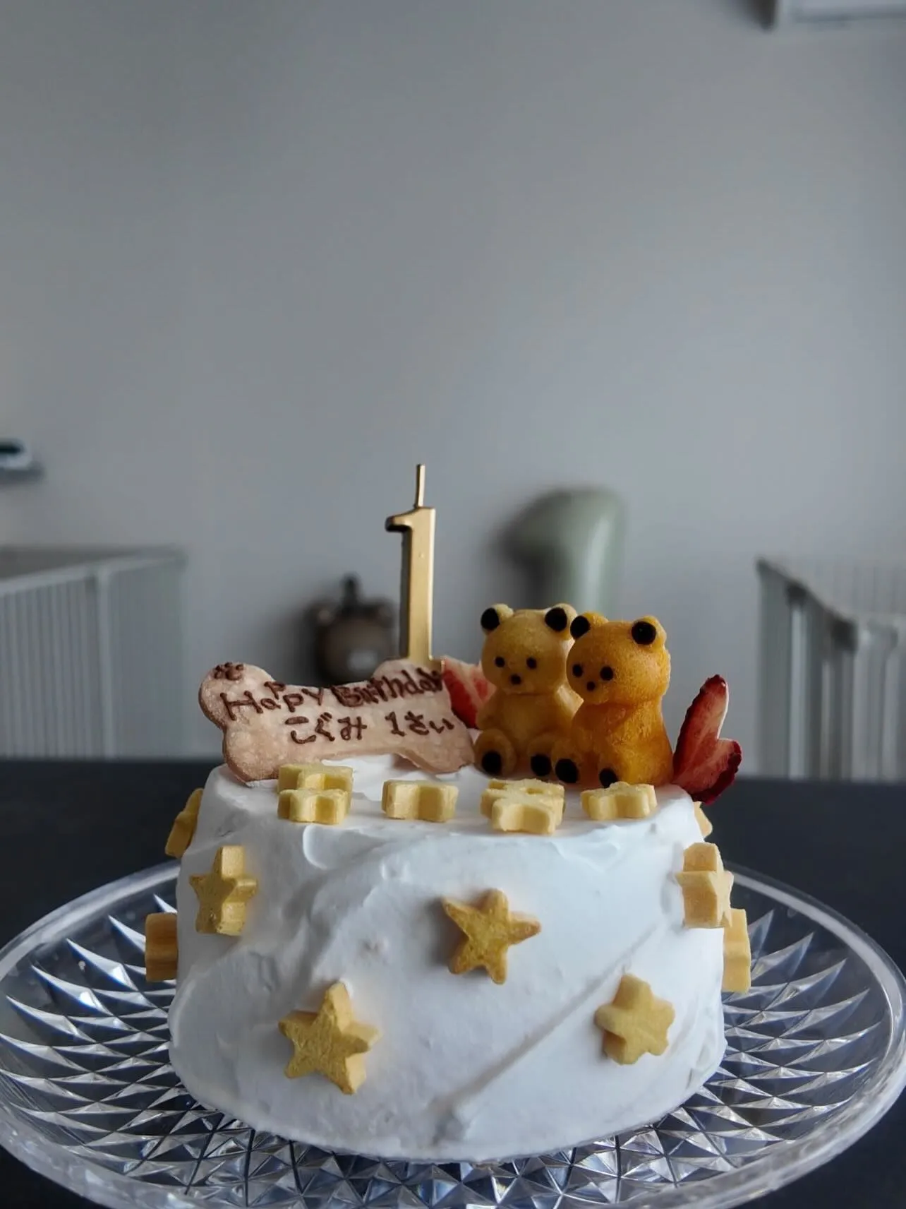 ✨ヒトとワンコとニャンコとシェアするケーキでお祝い✨